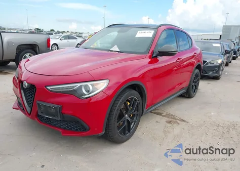 2019 Alfa Romeo Stelvio Ti Sport Awd from USA, damaged, VIN ZASPAKBN5K7C42638